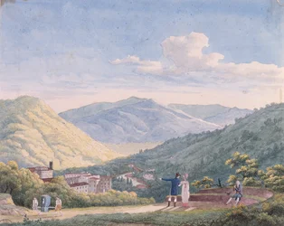 Ansicht von Bagni di Lucca, Oktober 1813